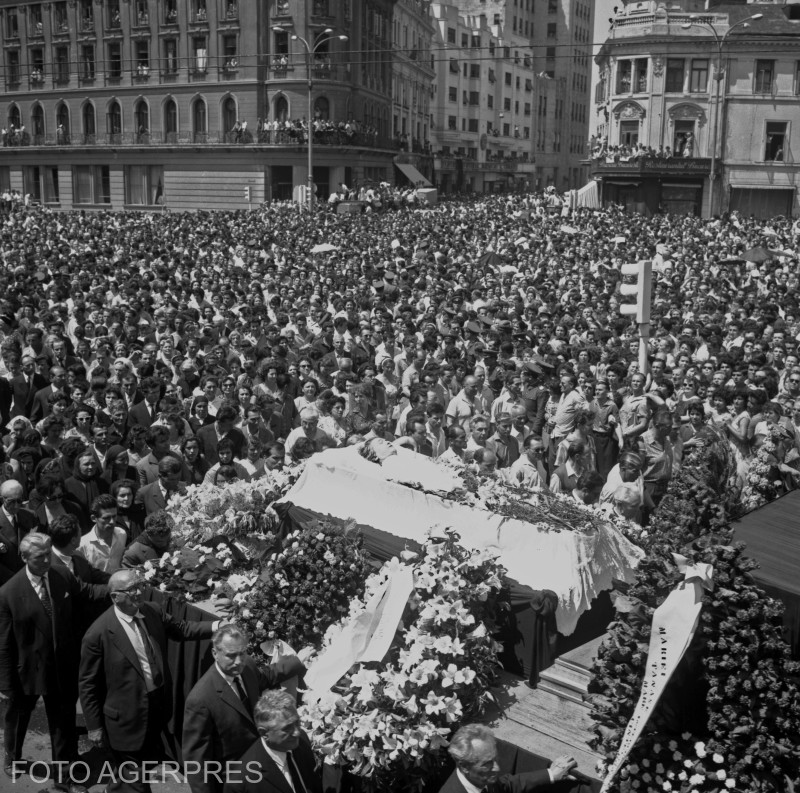 Maria Tanase - funeralii. 22 iunie 1963