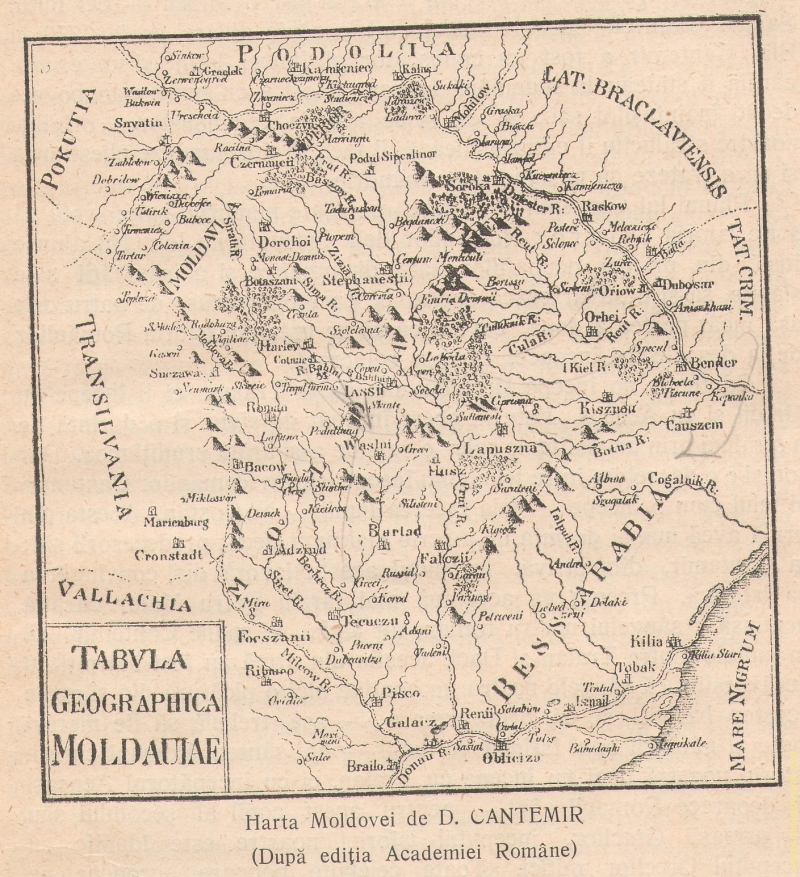 harta moldovei cantemir