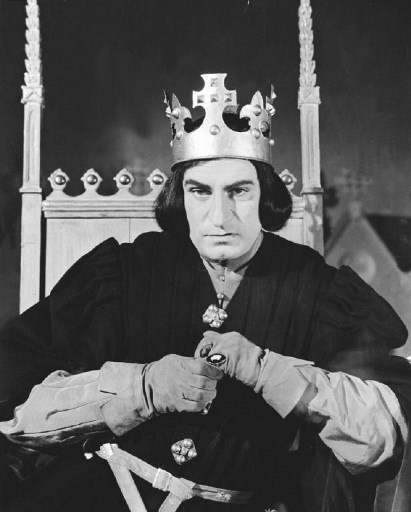 Sir Laurence Olivier in "Richard III", (1954) (B/W) / AFP PHOTO / INTERCONTINENTALE / STAFF